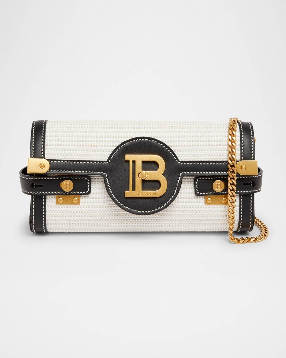 B-Buzz 23 Pouch Shoulder Bag in Canvas and Leather